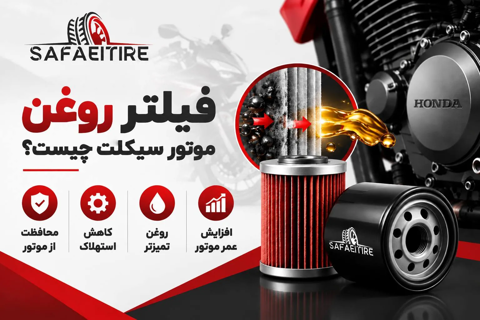 وظیفه فیلتر روغن موتور