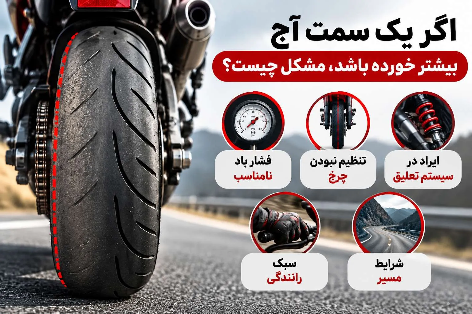 خوردگی آج موتورسنگین